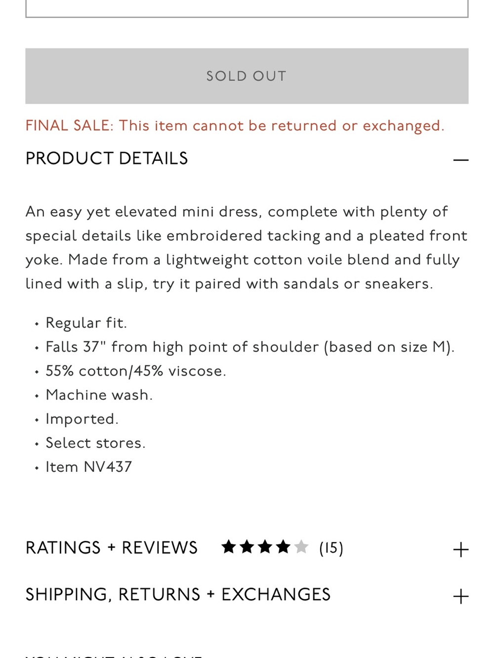 NWT Madewell Embroidered Pleated Mini Dress Sz M - Picture 8 of 8